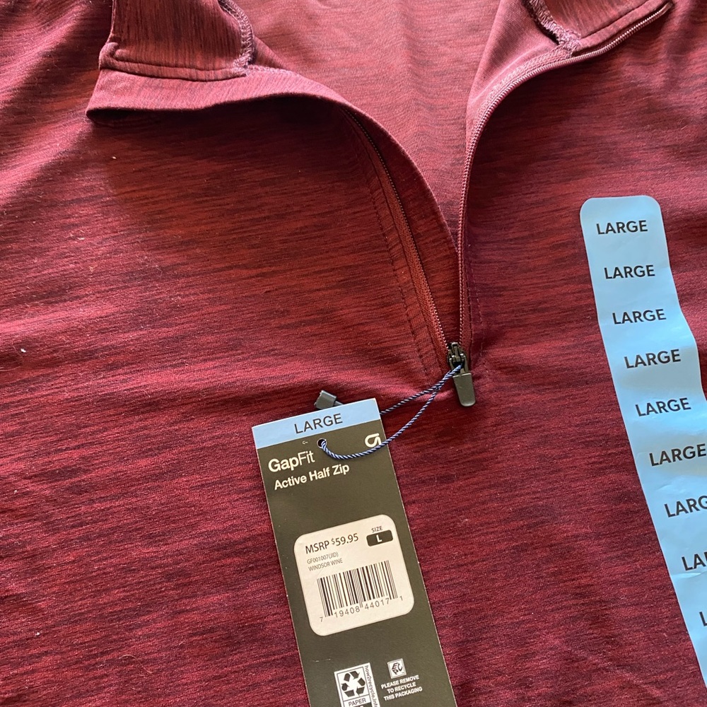 GapFit half zip - Picture 2 of 2